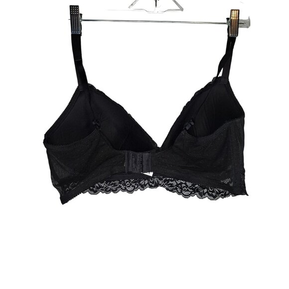 Maidenform Self Expressions Bra Size 38D Wireless Black Lightly Lined 011795 - Picture 2 of 3